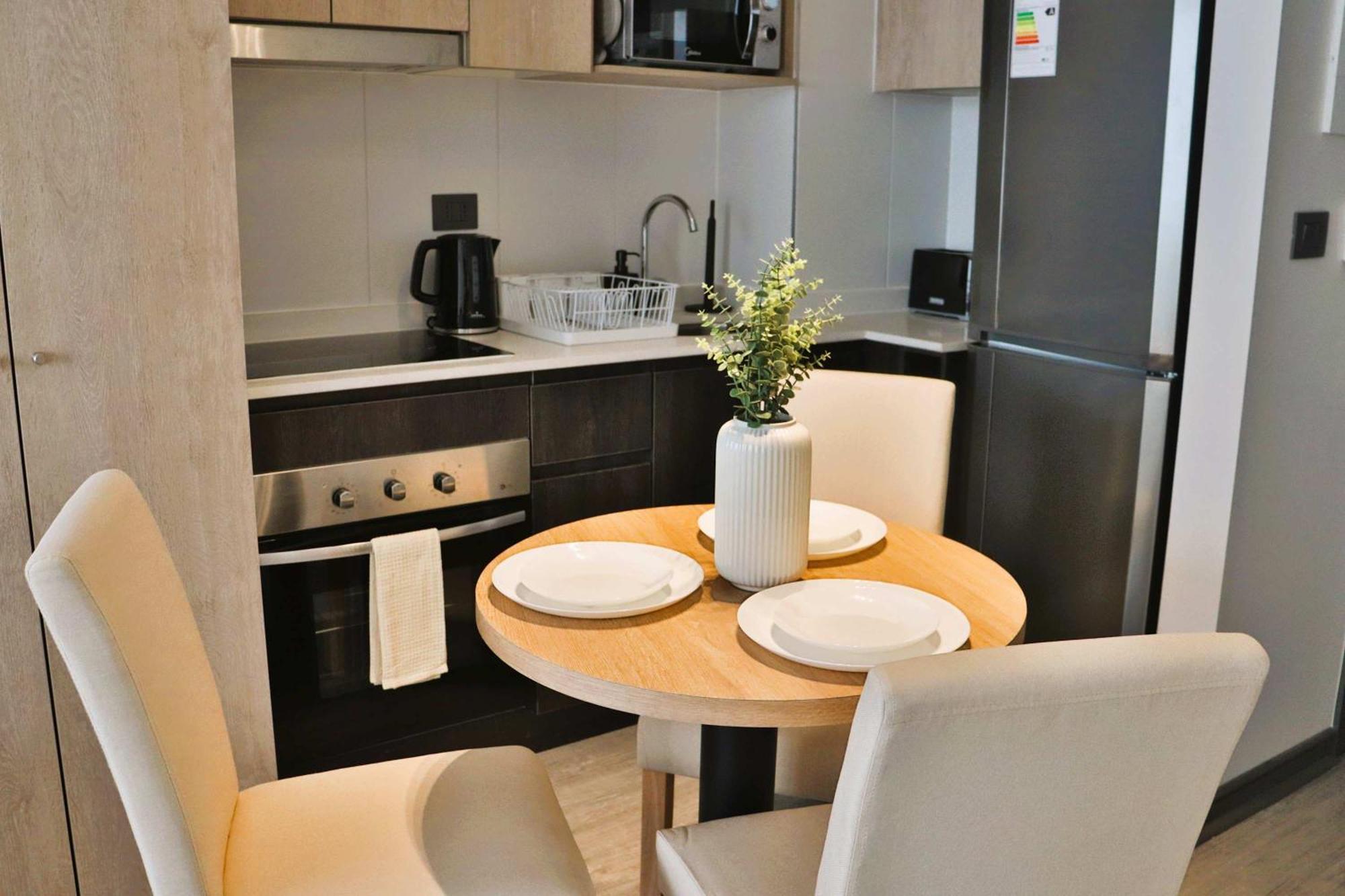 Hom I Inmejorable Depto 1d1b Terraza En Argomedo Stgo Arg830 Apartamento Santiago